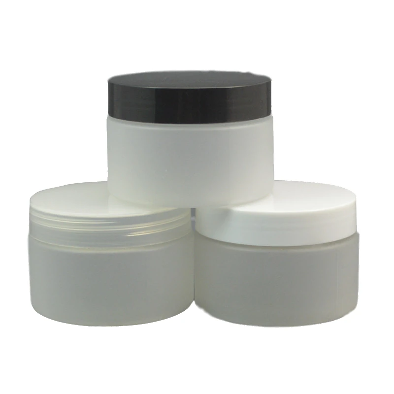 50pcs/lot 120g frost sea salt face scrub Container 120ml PET skin care