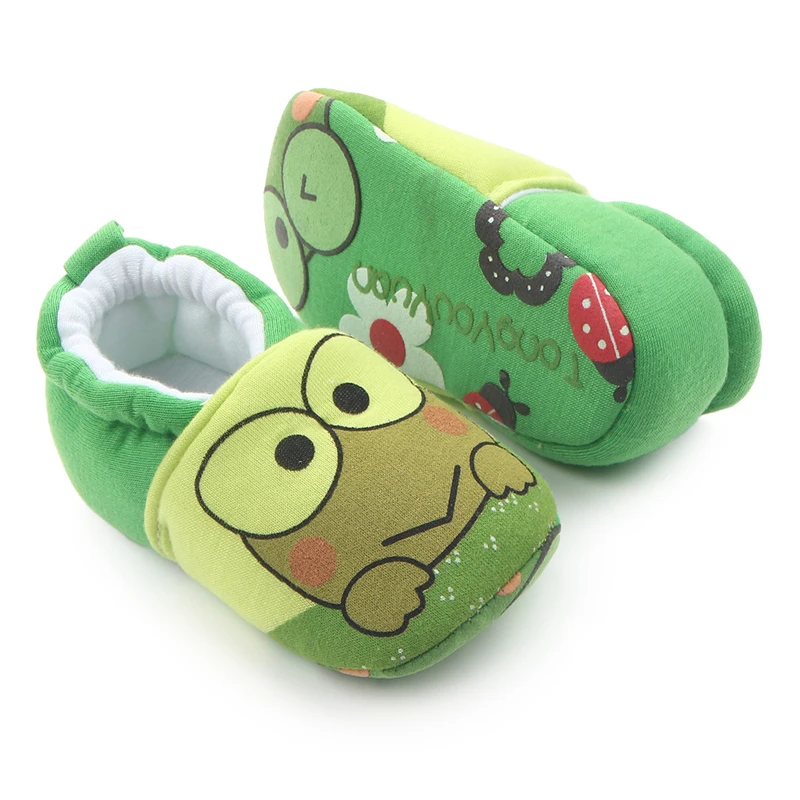

Baby Boy Girls Shoes Cotton Cloth First Walkers Cartoon Toddler Moccasins for 0-18M Infant Non-slip Soft Sole Shoes