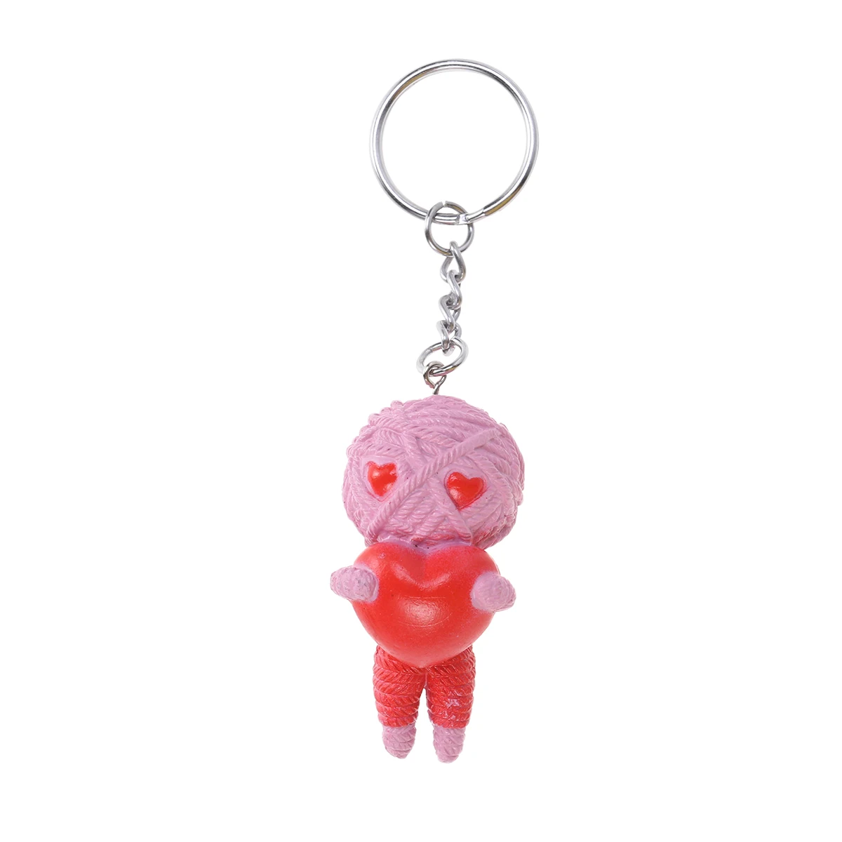 

1PC Creative Voodoo String Dolls Keyrings Keychain Rubber Hanging Toys for Cell Phones Kids Handbags