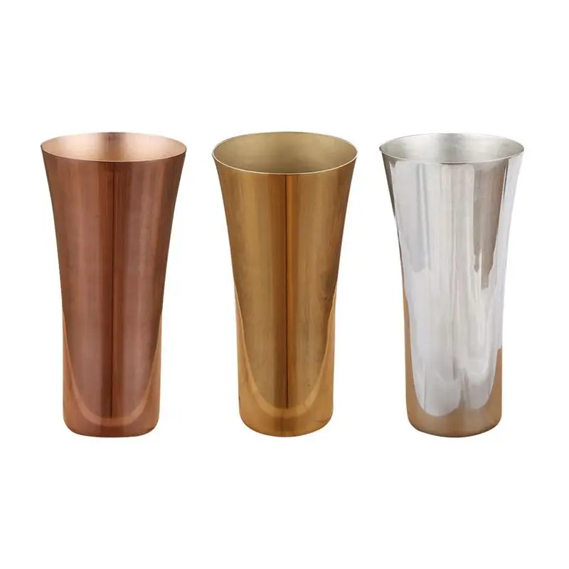 

304 Stainless Steel Drinking Cup Golden Vase European Style Coffee Beer Cup Innovative Household Supplies