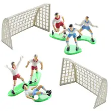 8 шт. футбольное поле украшения DIY ювелирные изделия в виде выпечки Торт украшения окна дисплей аксессуары ремесла бытовые инструменты для приготовления пищи