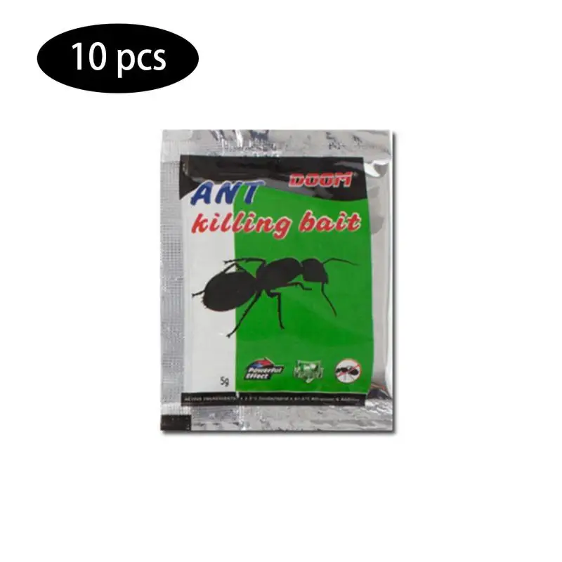 

10pcs General Cockroach Ant Medicine Home Repellent Termite Powder Full Nest Rmover Ant Bait Insecticide Cockroach Ant Medicine