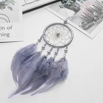 

Handmade Mini Dream Catcher Pendant Innovative Gifts Wind Chimes Dreamcatcher Tri-Color Car Ornaments Original #CO