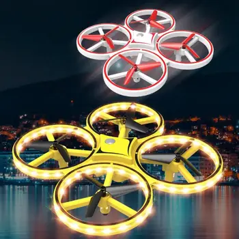 

Infrared Remote Control Airplane Toys Watch Controlling Electronic Toys Watch Interactive Induction Quadrocopter Drone Toy Gifts