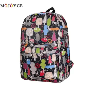 

Printing Travel Backpacks Large Capacity Unisex Canvas Shoulder School Bagpack Female Backpack