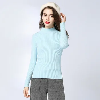 

Woman Long Sleeve Autumn And Spring thickness Pullover slimming Rendering Sweater feminino 1808