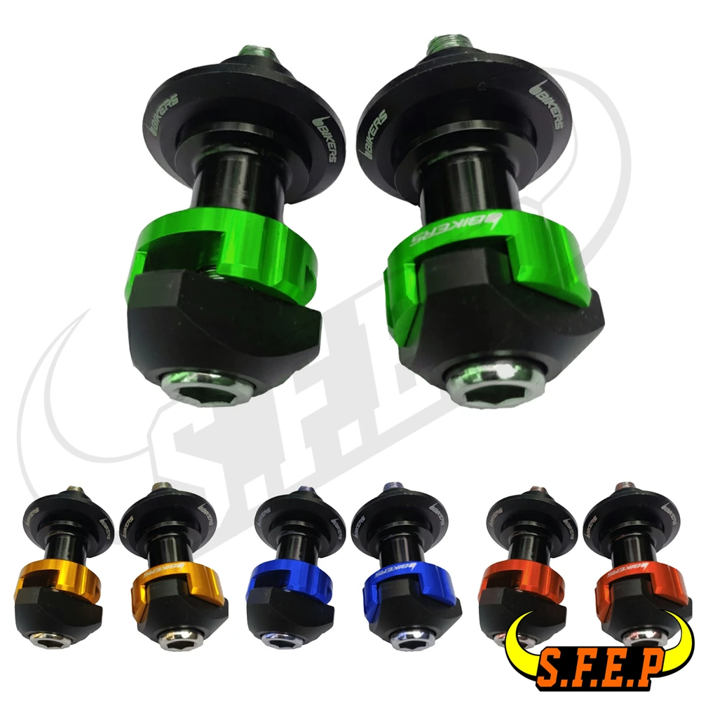 

Motorcycle Universal CNC Aluminum Swingarm Spools slider stand screws For Suzuki DL1000/V-STROM TL1000S TL1000R SV1000/S SV650