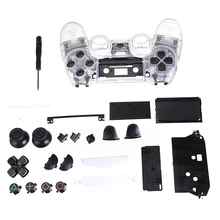 FFYY-Clear Shell Full Housing case Controller Replacement cover for PS4 Playstation 4