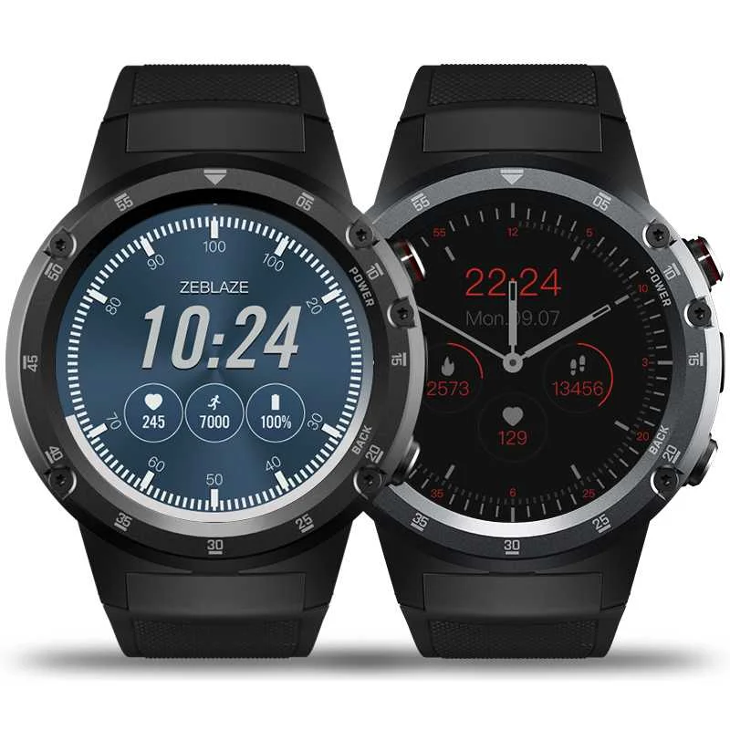 

In Stock Zeblaze THOR 4 Plus Men Watch Wifi Smartwatch 5.0 MP Camera 4G LTE 1G+16G WIFI GPS/GLONASS Android 7.1 Watch Phone