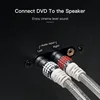 CHOSEAL 2RCA to 2RCA Audio Cable Male to Male Gold-Plated RCA Audio Cable for Home Theater DVD TV Amplifier CD Soundbox 5M 10M ► Photo 2/6