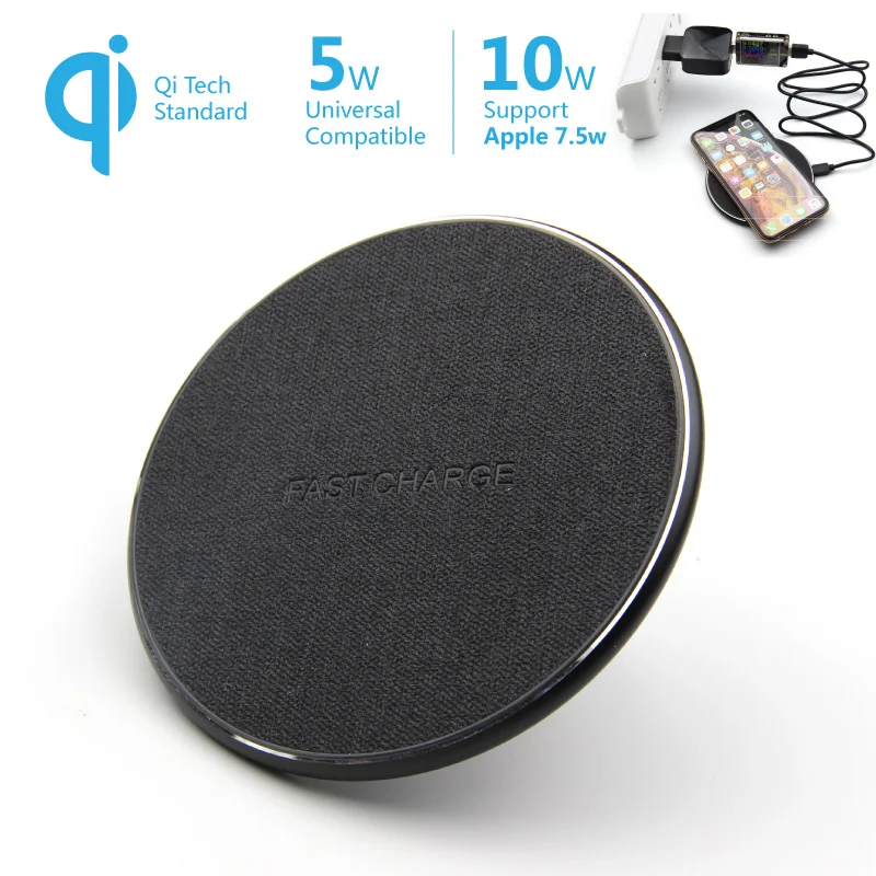 

10w Fast Wireless Charger Mat Apple 7.5w Qi wireless Charger Pad 9v Quick Charge Wireless Board for iPhone Samsung LG Moto Nexus
