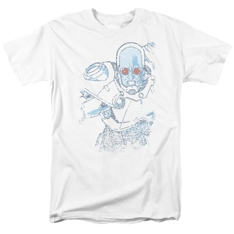 Trevco Бэтмен-Snowblind Freeze-короткий рукав для взрослых 18-1 Tee-белый большой |