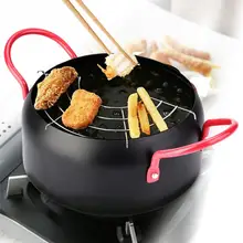 Бытовая кухонная сковорода круглый сковорода с масляным ситечком для газовой и индукционной плиты Новинка