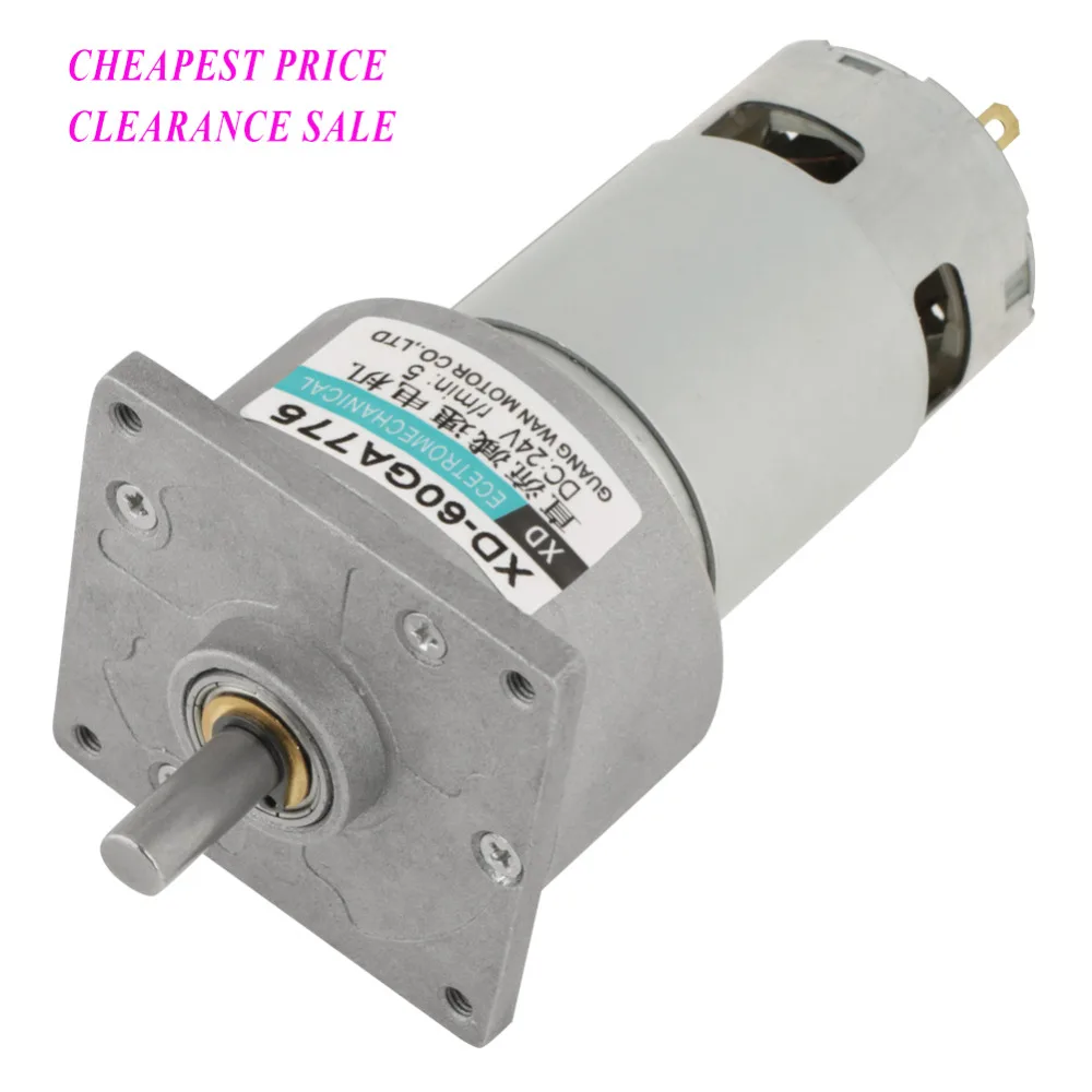 DC 12 V/24 V 35W микро металлический редукторный двигатель Мотор Скорость регулируемый