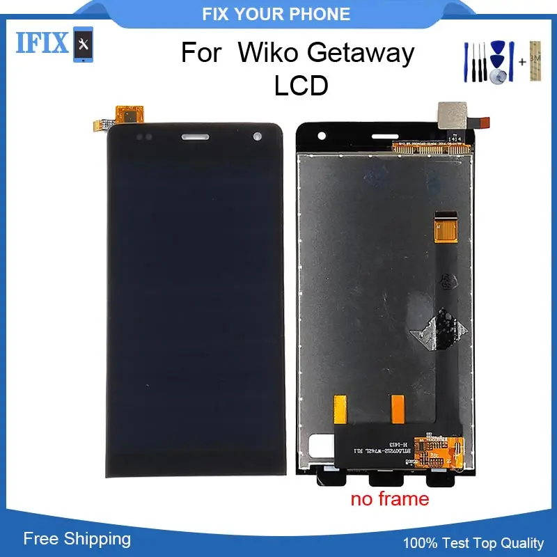 Для Wiko Getaway ЖК-дисплей кодирующий преобразователь сенсорного экрана в сборе