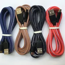 KKREFF 2 м ткань Micro USB кабель для samsung sony huawei P20 Xiaomi Vivo Oppo кабель для зарядки данных мобильного телефона