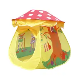 2019 дети играют детская складная палатка милый гриб форма дети игровой дом под тентом Принцесса замок дети палатка для игр на улице уличные
