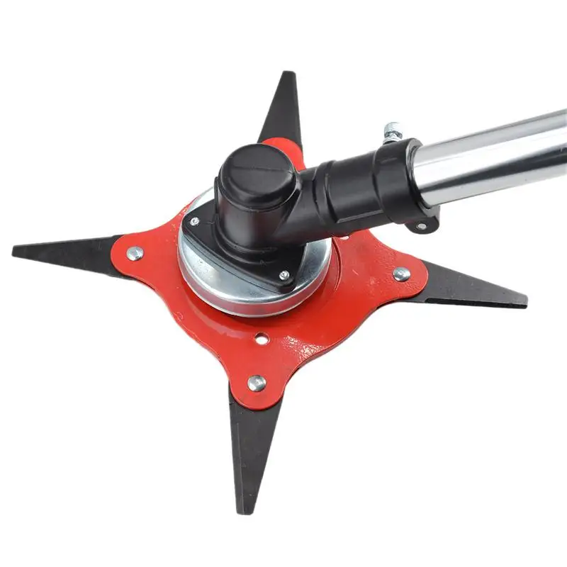 Garden Lawn Mower Blade Durable Manganese Steel Grass Trimmer Four Leaf Cutting Blades Grass Cutter