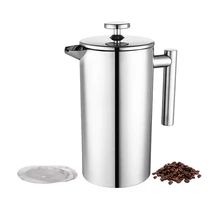 1000 мл изоляционная Кофеварка из нержавеющей стали для приготовления капучино латте Мока Улун чайник фильтр Перколятор кухонные инструменты