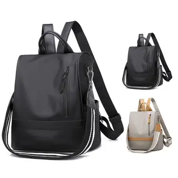 

2019 Fashion Women Zipper Travel Backpack Female Oxford Travel Bag Anti-Theft Cloth Backpacks Rucksack Mochilas Mujer