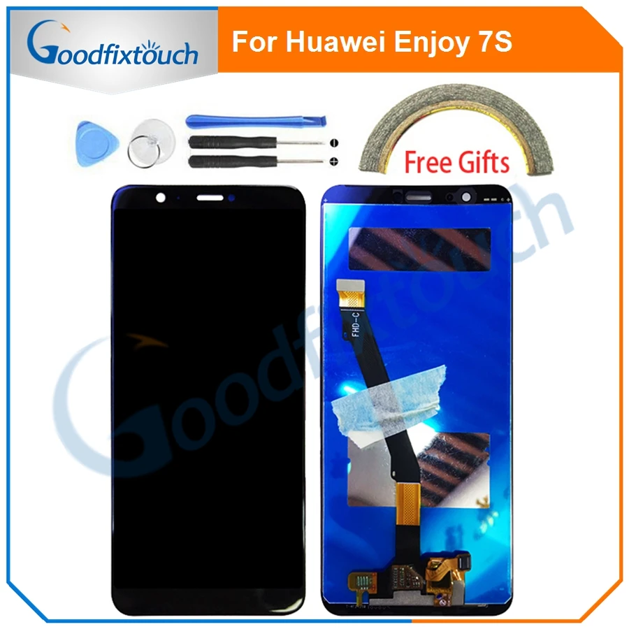 LCD Screen For Huawei Enjoy 7S Display+Touch Digitizer Assembly Touch Panel Replacement Parts | Мобильные телефоны и