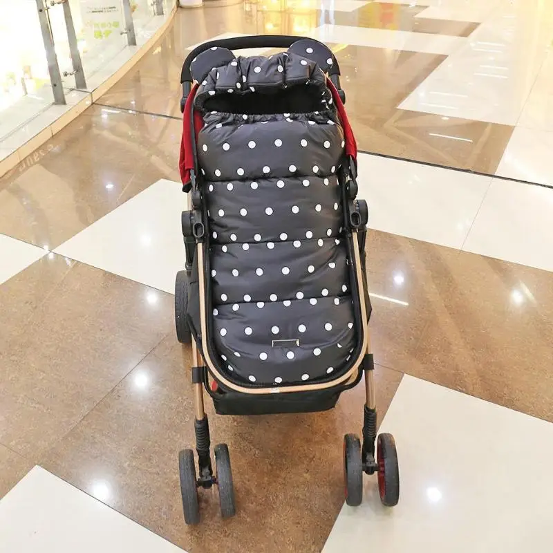 

Winter Warm Baby Stroller Sleeping Bag Waterproof Newborn Infant Wheelchair Zipper Robe Sleepsacks Baby Stroller Accessories