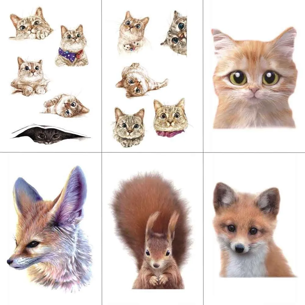 Wyuen القط وشم مؤقت ملصقا مائية هيئة الفن الوشم للنساء الأزياء ماء اليد وهمية الوشم 9.8x6 سنتيمتر A-279 Wyuen القط وشم مؤقت ملصقا مائية هيئة الفن الوشم للنساء الأزياء ماء اليد وهمية الوشم 9.8x6 سنتيمتر A-279