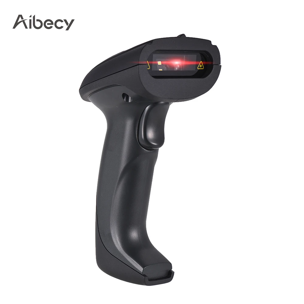 

Aibecy USB Wired Barcode Scanner Handheld 2D 1D Bar Code Scanner Reader Shock-Resistance Compatible for POS System