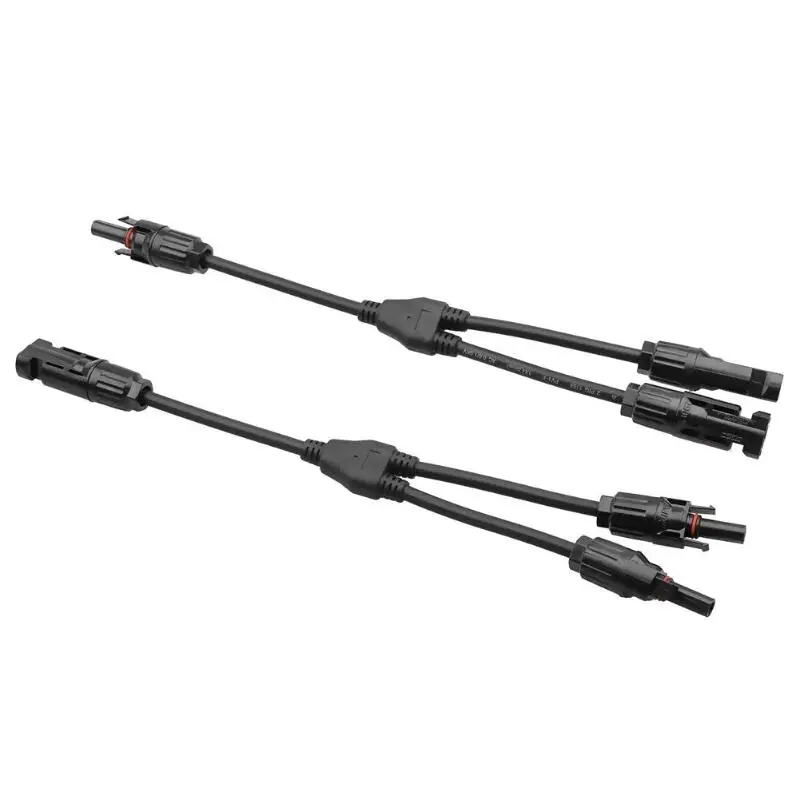 

1set/3sets MC4 Y Type 2 Branch 3 Way Solar Panel Cable Connectors Photovoltaic Adapter for multiple panels