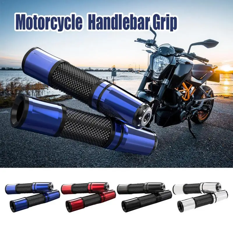 

Universal Motorcycle CNC Throttle Handle Rubber Sleeve Handle Sleeve Inner Diameter 22cm a Pair