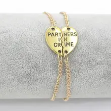 Сердце 7 полые повседневные Модные 1 дюйм женские коготь 5 см буквы застежка серебро 2 дюйма 18 см золотые браслеты Омары печати ожерелья