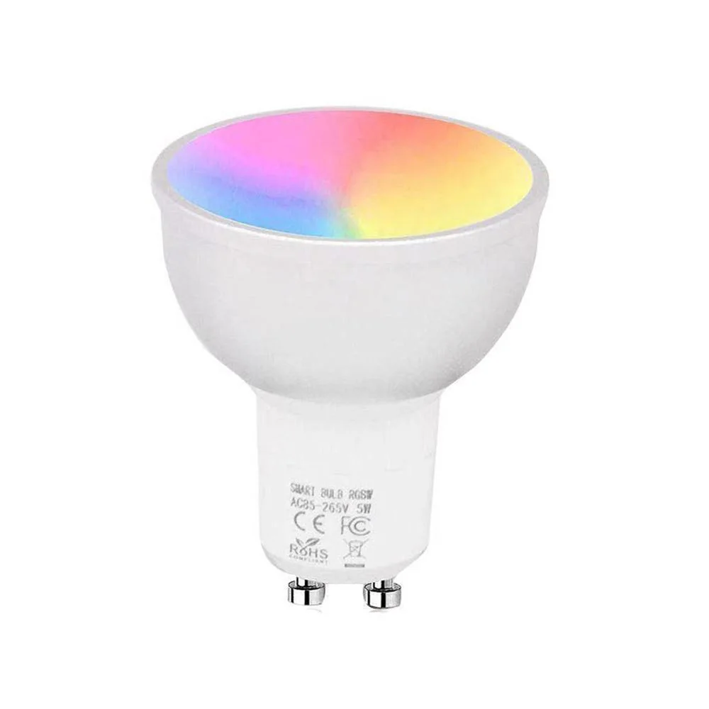 GU10 RGB Bulb Wireless WiFi App Remote Control Lamp Light For Alexa