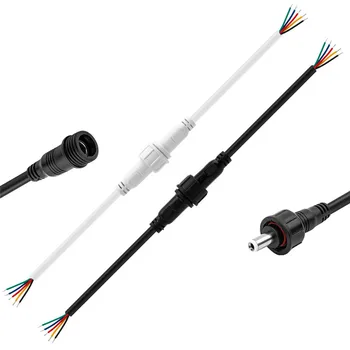 

CLAITE 2 Pin 3A Female And Male DC Connector Waterproof IP67 Plastic Cable Wire Effective Outdoor Waterproof