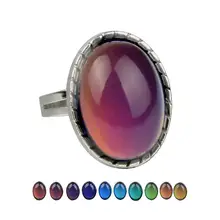 Hot Women Faux Gem Temperature Mood Change Color Finger Ring Wedding Party Finger Crystal Ring Jewelry Decor For Female Gifts Hot Women Faux Gem Temperature Mood Change Color Finger Ring Wedding Party Finger Crystal Ring Jewelry Decor For Female Gifts