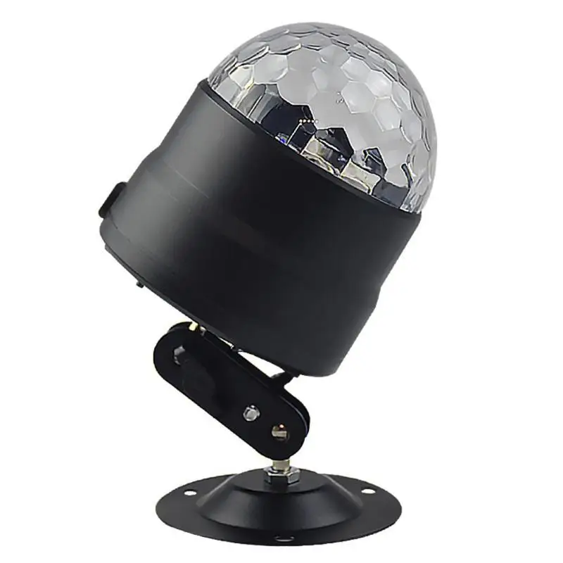 

Disco Stage Light DJ Voice Control USB Mini Remote Control LED Stage Light Disco Crystal Magic Ball Light KTV Flashlight
