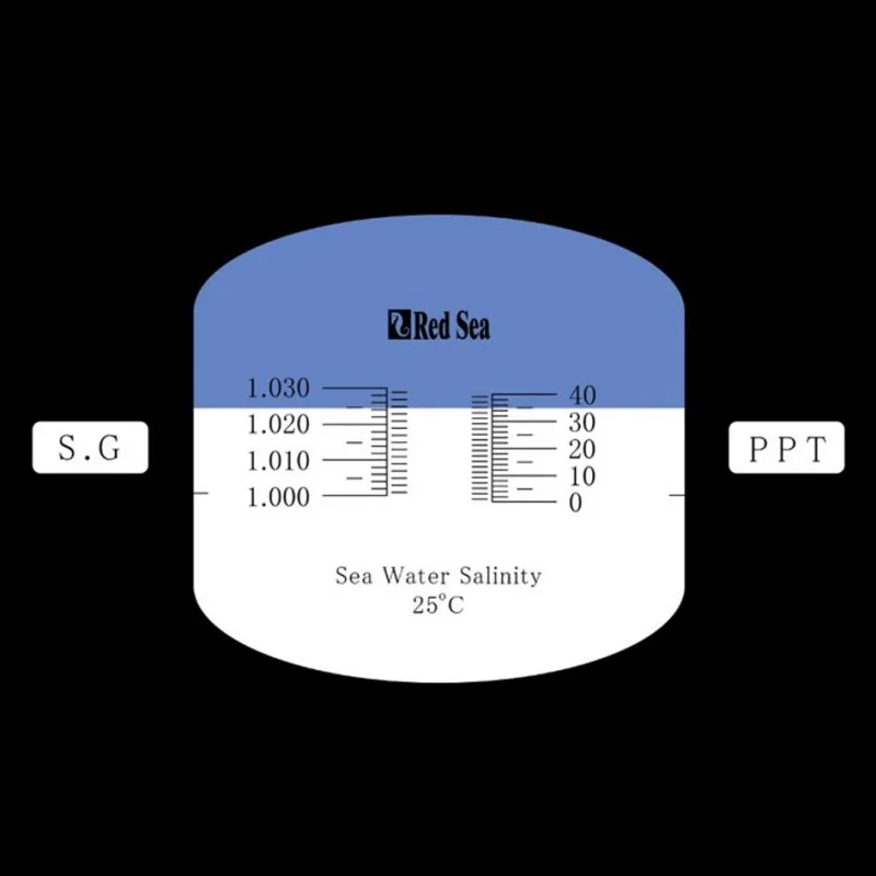 Рефрактометр для аквариума с морской водой Красного моря
