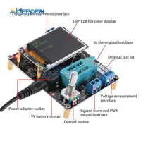 GM328A GM328B Transistor Tester LCR Diode Capacitance ESR Voltage Frequency Meter PWM DIY Kit with Case 2