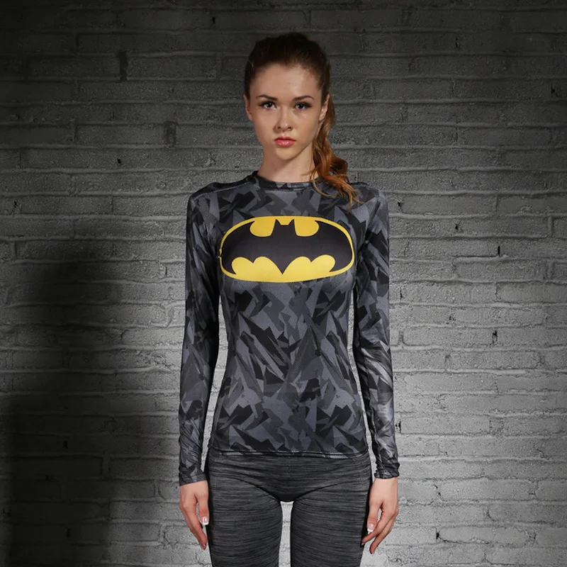 Superman T shirts Women Long Sleeve 