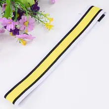 Спортивный полосатый бегущий шейный платок повязка для волос унисекс полосатая домашняя буква Йога Мода Фитнес Йога голова эластичная