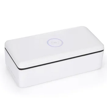 

59S Nail Tool Sterilizer Box Beauty Sterilizer Storage Box Makeup Brush Cleaner Disinfection Box for Salon Nail Art Tool EU Plug