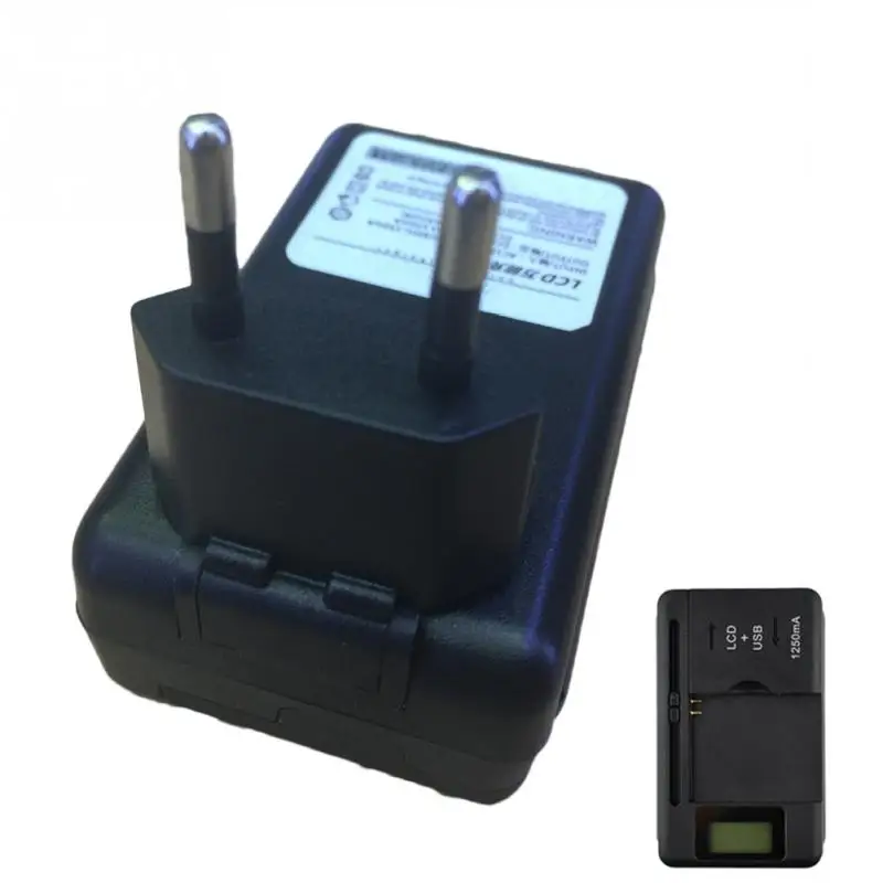 

Smart USB Universal Charger EU /US Plug LCD Indicator Screen Cell Phones USB Charger For Samsung Battery Charger #05