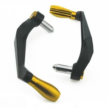 Мотоцикл 7/8in ручки тормоза и сцепления, обработанные на станке с ЧПУ Защита для рук Защита рук