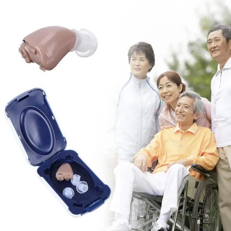 

Portable Audiphones Mini Hearing Aids Adjustable Tone hearing aid Small In The Ear Invisible Best Sound Amplifier Ear Care Tools