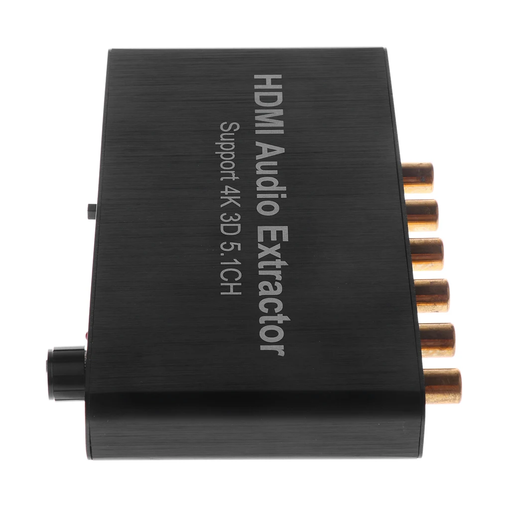 

MagiDeal 4K 3D UK Power HDMI 5.1 CH Audio Extractor Supports Dolby and DTS Decoding