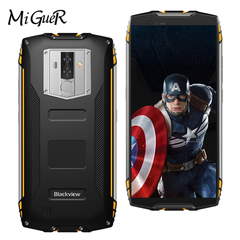 Blackview BV6800 Pro 5 7 дюйма IP68 водонепроницаемый мобильный телефон 6580 мАч Android 8 0 MT6750T