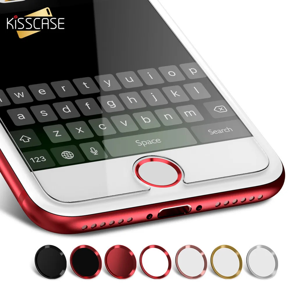 

KISSCASE Home Button Sticker For iPhone X 7 8 6 6S Plus Protector Keypad Keycap For iPhone 5 5S SE Support Fingerprint Touch Key