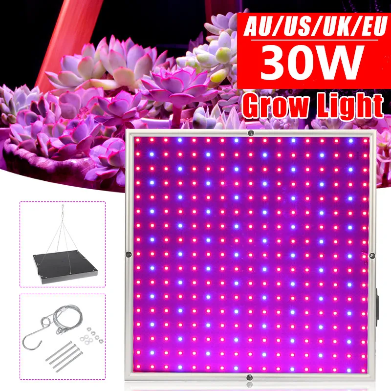 

30W 289 LED Lamp Beads Growing Lamps LED Grow Light Full Spectrum Plant Lighting Fitolampy For Plant Flower Seedling Cultivation