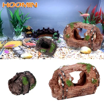 

Resin Fish Tank Decoration Aquarium Fish Tank Artificial Barrel Ornament Underwater Landscape Aquarium Decor Ornaments