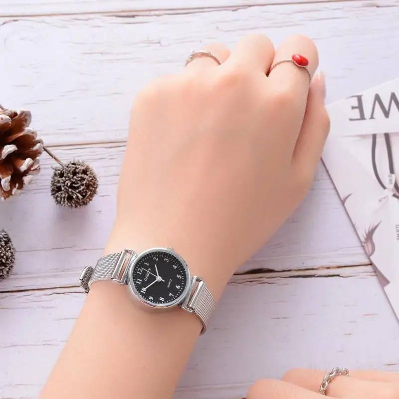 

GAIETY Fashion Digital Scale Women Watch Luxury Mesh Strap Quartz Watches
