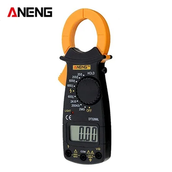 

ANENG DT3266L Handheld AC/DC Digital Multimeter Clamp Meter Voltage Current Resistance Tester
